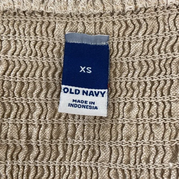 Old Navy Fit and Flare Linen Blend Midi Dress - Picture 5 of 6